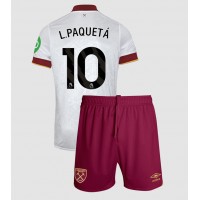 Stroje piłkarskie West Ham United Lucas Paqueta #10 Koszulka Trzeciej dla dzieci 2024-25 Krótki Rękaw (+ szorty)